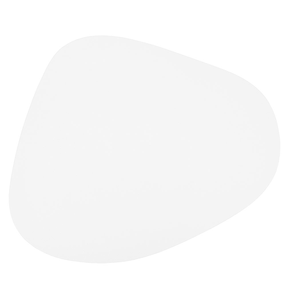 Салфетка сервировочная (плейсмат) "Экокожа" (белая) 45*37 см (min4) (упаковочный пакет)