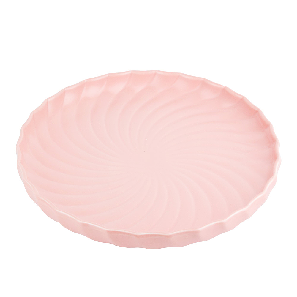 Тарелка "Fresh Taste. Light pink" d=21см (min8) (транспортная упаковка)
