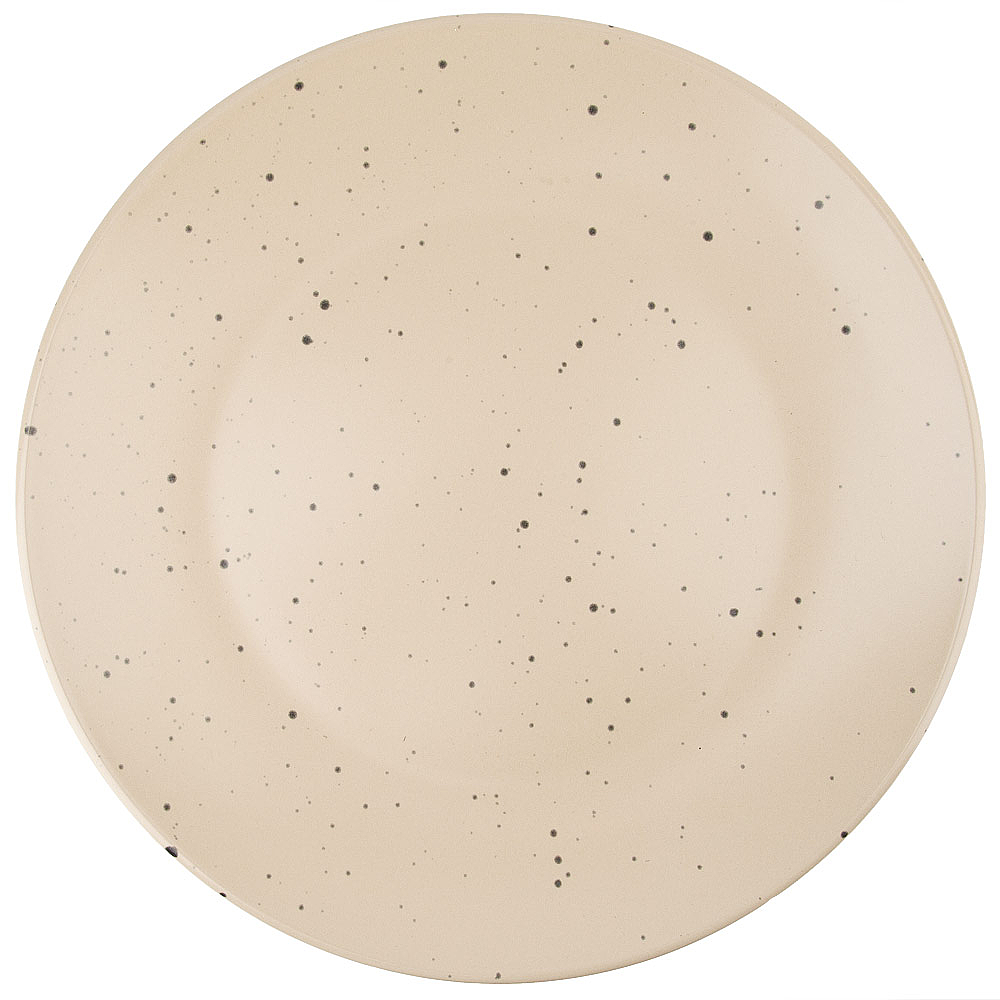 Тарелка "Песчаная крошка" d=27 см (min6) (керамика) (транспортная упаковка)