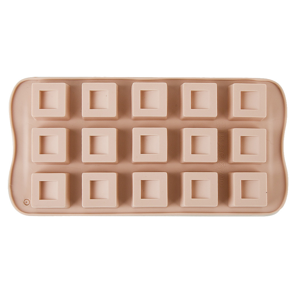 Форма для льда и шоколада "Куб" 21*10,5*1,5см (min10) (силикон) (без упаковки)