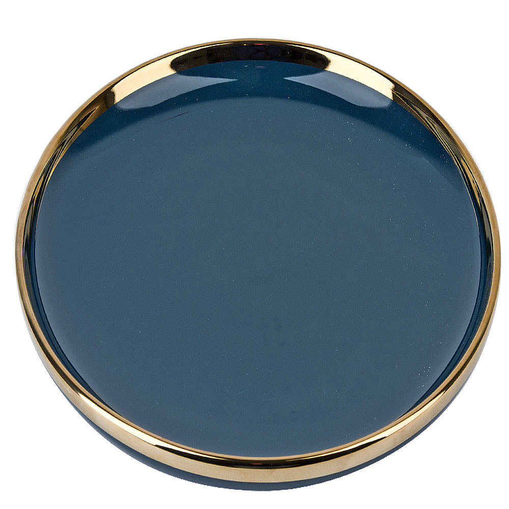 Тарелка "Royal line. Midnight Blue" 25,5*25,5*3см. (min4) (транспортная упаковка)