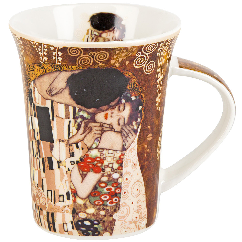Кружка фарфоровая "Klimt" v= 320  мл (подарочная упаковка)